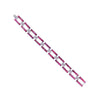 Ruby & Diamond White Gold Bracelet