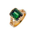 Green Tourmaline Ring