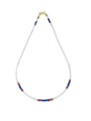 Rainbow Moonstone & Tanzanite Necklace