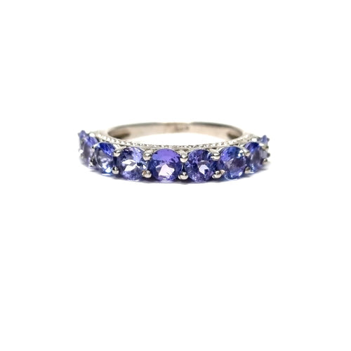 Tanzanite Silver Ring