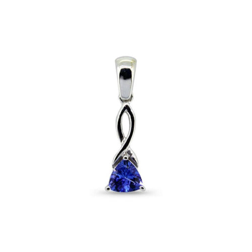 Tanzanite White Gold Necklace