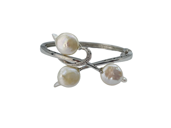 Pearl Silver Bracelet