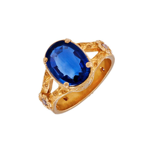 Kyanite & Diamond Dress Ring